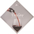 2 Pack DropStop  Wine Pourer w/Grape Motif & Solid Rack Card